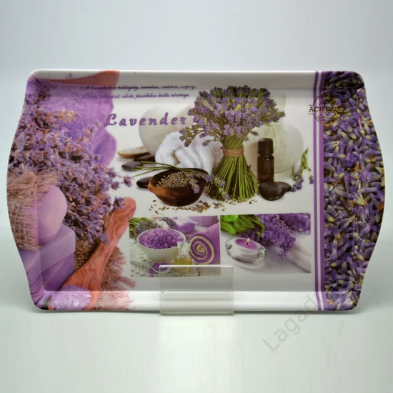 Műanyag tálca, 35x22,5cm - Lavender
