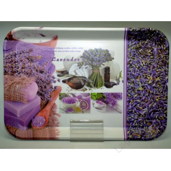 Műanyag tálca, 39,5x29cm - Lavender