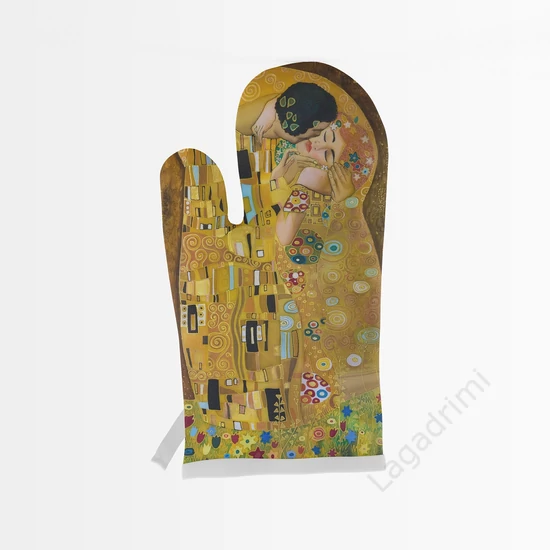 Klimt The Kiss edényfogó kesztyű, Pamut
