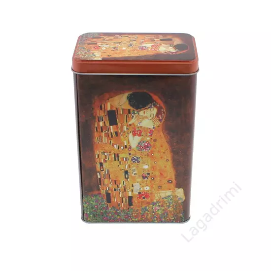 Klimt The Kiss, aromazáró tároló, szögletes, 12x7,5x19cm