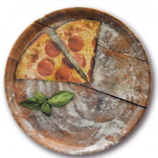 Pizzatányér 33cm, pizzaszelet