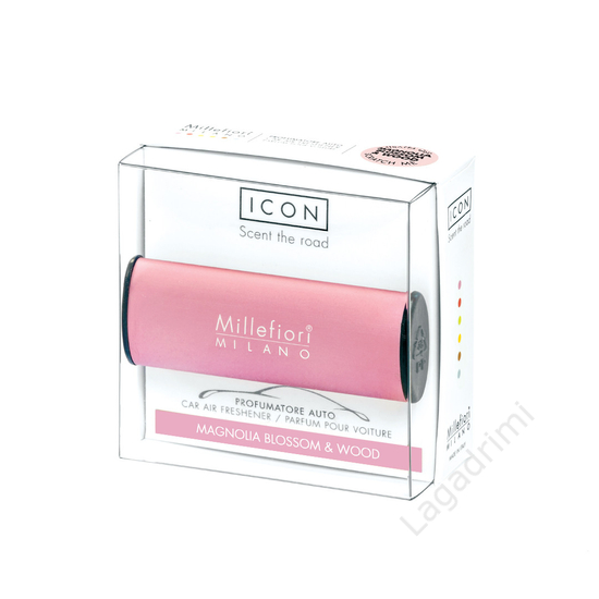 Autó illatosító -Icon- Magnolia Blossom & Wood - Millefiori Milano