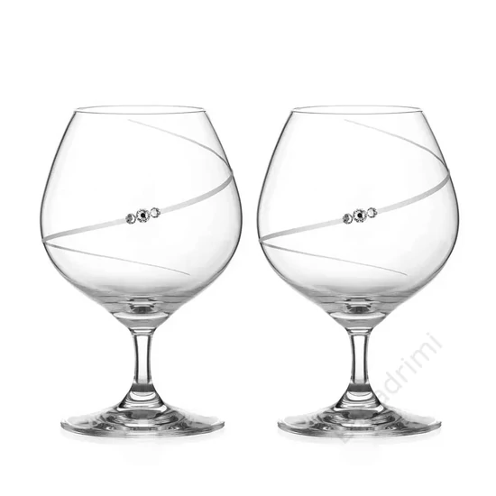 Silhouette kristály brandypohár szett díszdobozban, 2db, 250ml