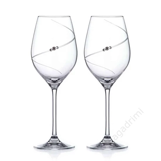Silhouette kristály borospohár szett díszdobozban, 2db, 360ml