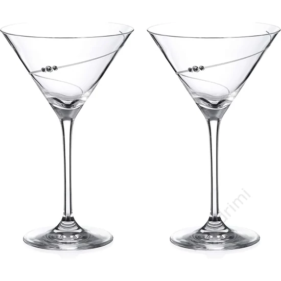 Silhouette kristály martinispohár szett díszdobozban, 2db, 210ml