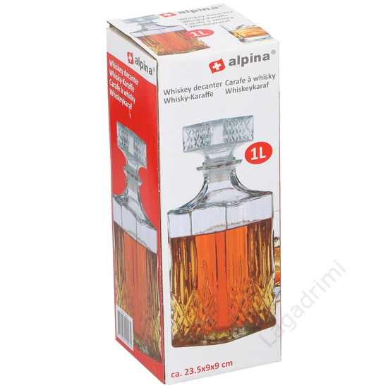 Whisky üveg 830ml, Alpina