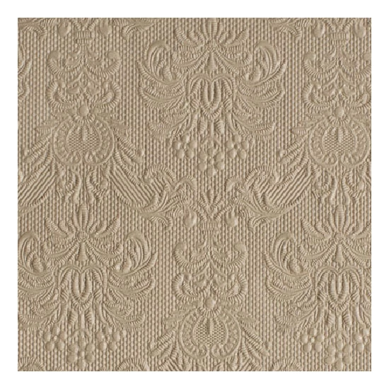 Ambiente papírszalvéta, 15 db - Elegance Taupe, 25x25cm