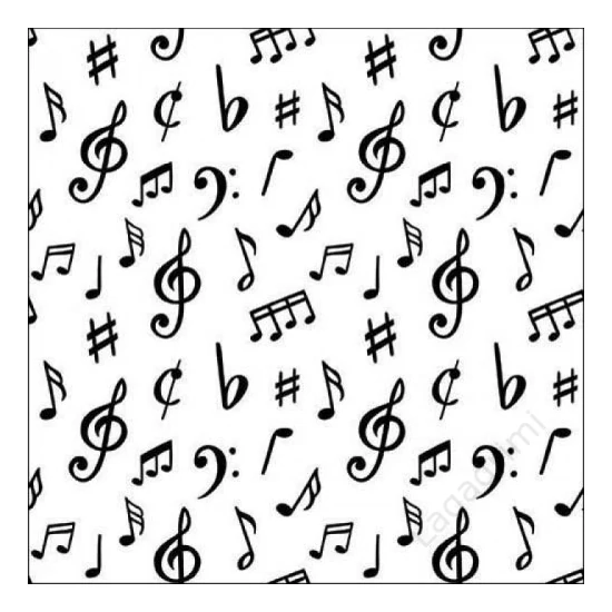 Ambiente papírszalvéta 20db, 33x33cm, Music notes