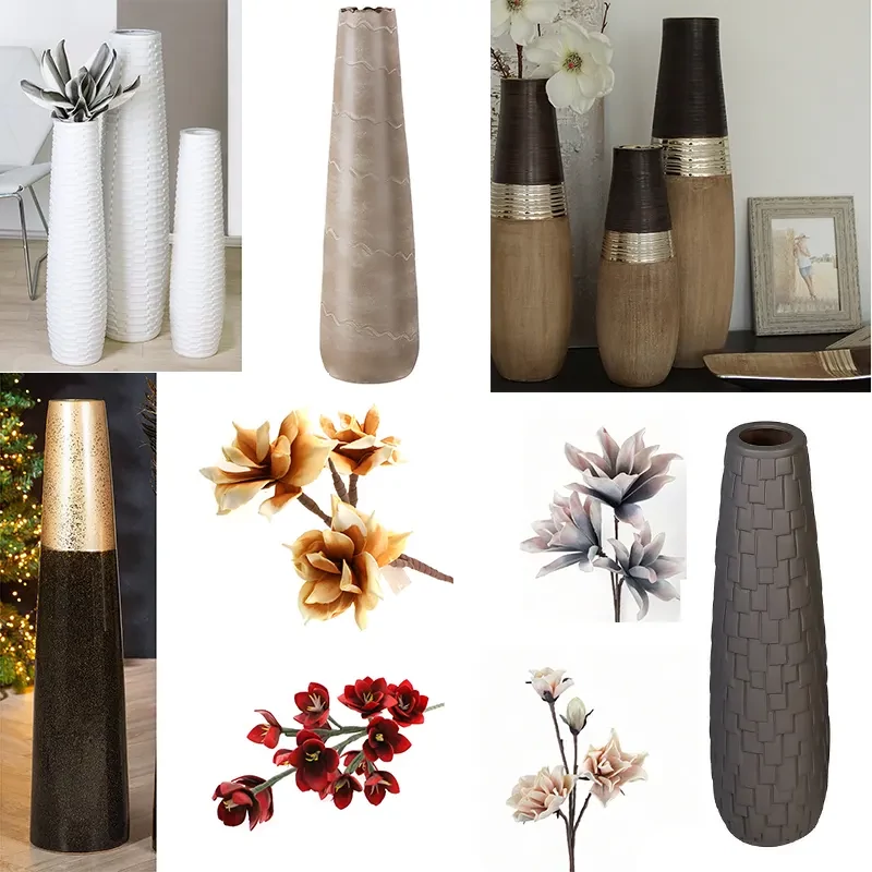 Kerámia padlóvázák és habvirágok eleganciája, avagy egy stílusos otthon titka