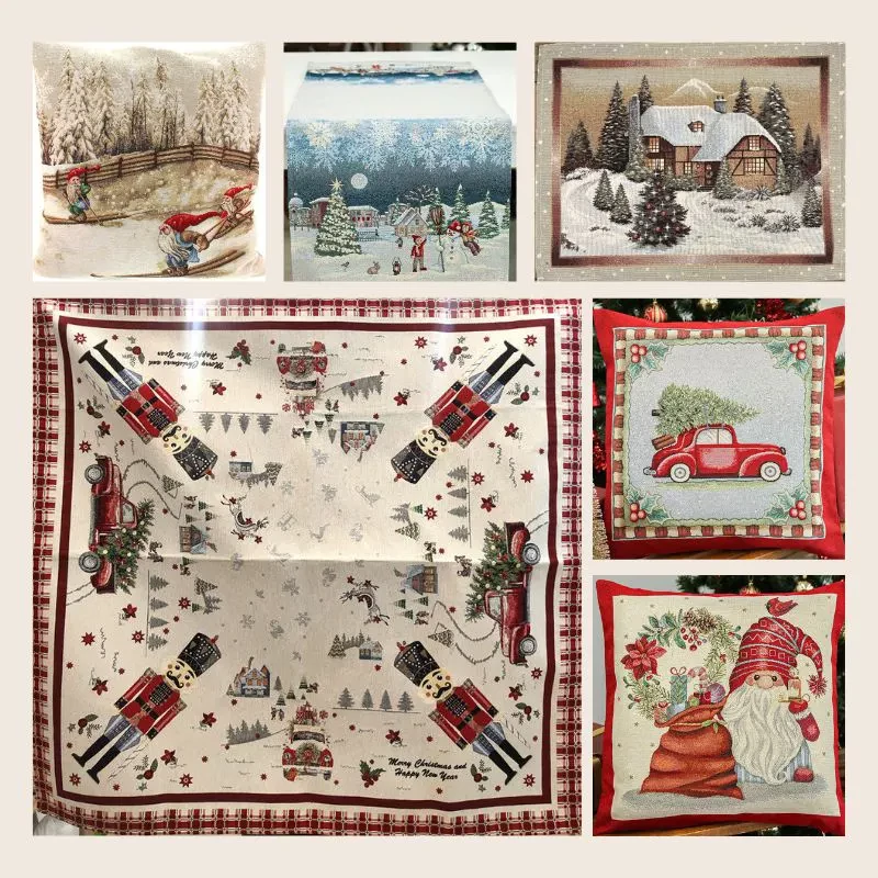 Karácsonyi lakástextilek, az ünnepi díszpárnák és terítők világa