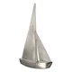 Aluminium szobor, vitorlás, 20x30x5cm