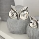 Kerámia bagoly, Vulcanos, 14x16x8cm