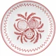 Karácsonyi süteményes, panettone tál, Karácsonyi gömb, 30cm